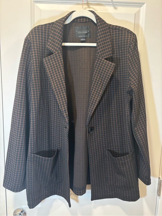 Sanctuary Other - Sanctuary Brown and Black Checked Blazer Jacket
